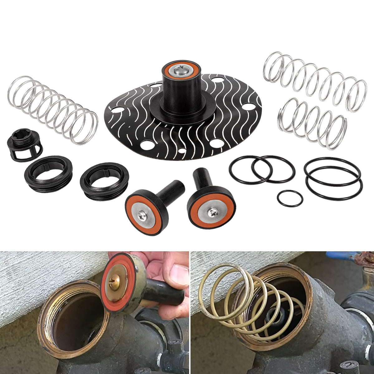 E-cowlboy 975XL repair kit components for precise backflow maintenance