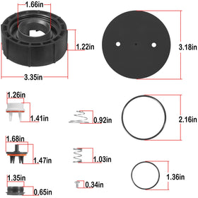 E-cowlboy complete backflow repair kit for thorough maintenance.