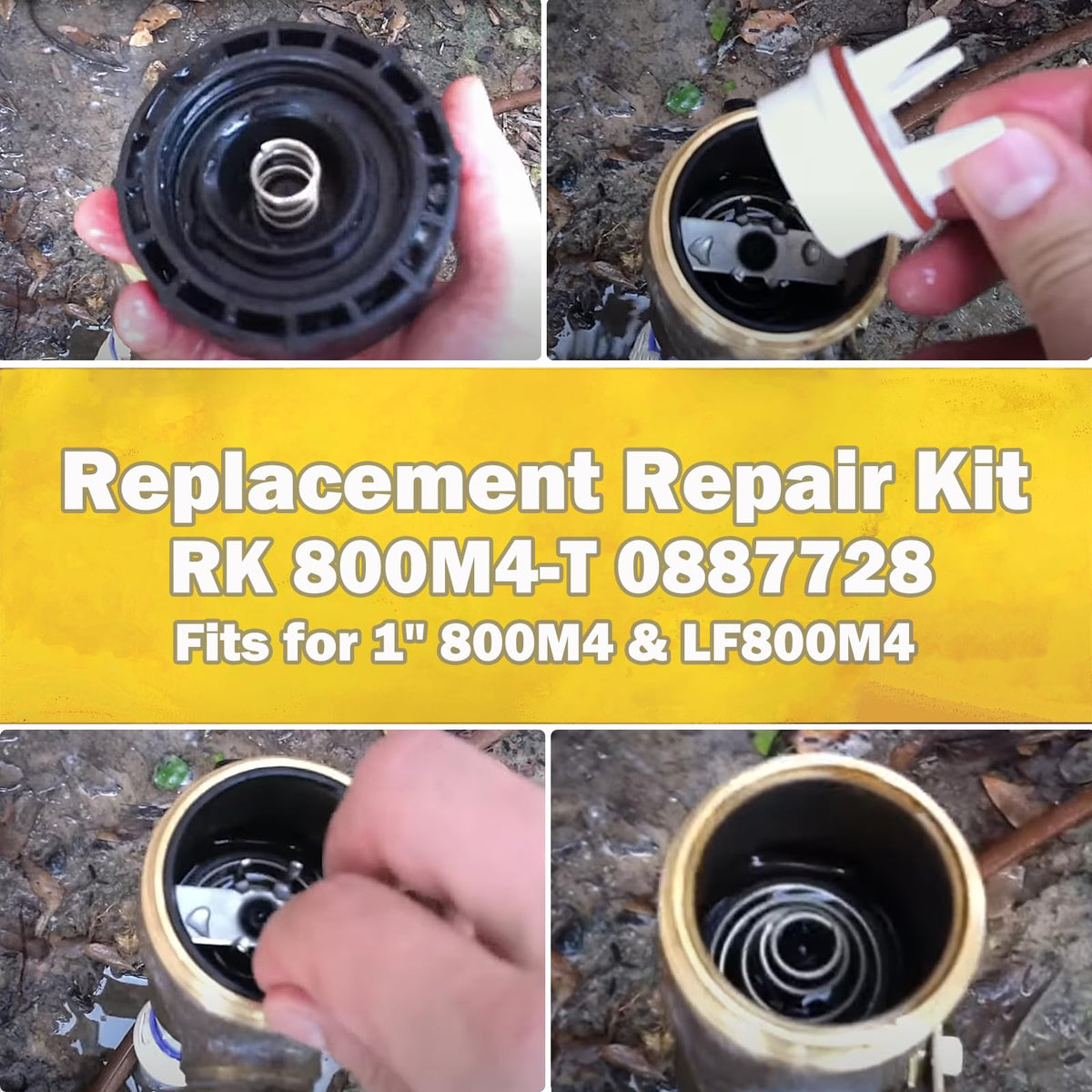 E-cowlboy nut assemblies and seats for secure, durable repairs.