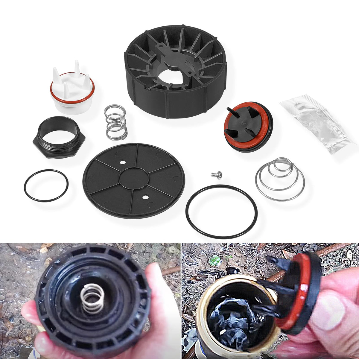 E-cowlboy RK800M4-T repair kit cover for 1 inch PV breaker maintenance.