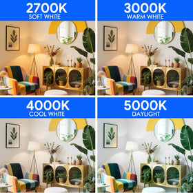E Energetic Lighting bulb with up to 15000 hours life for low maintenance.