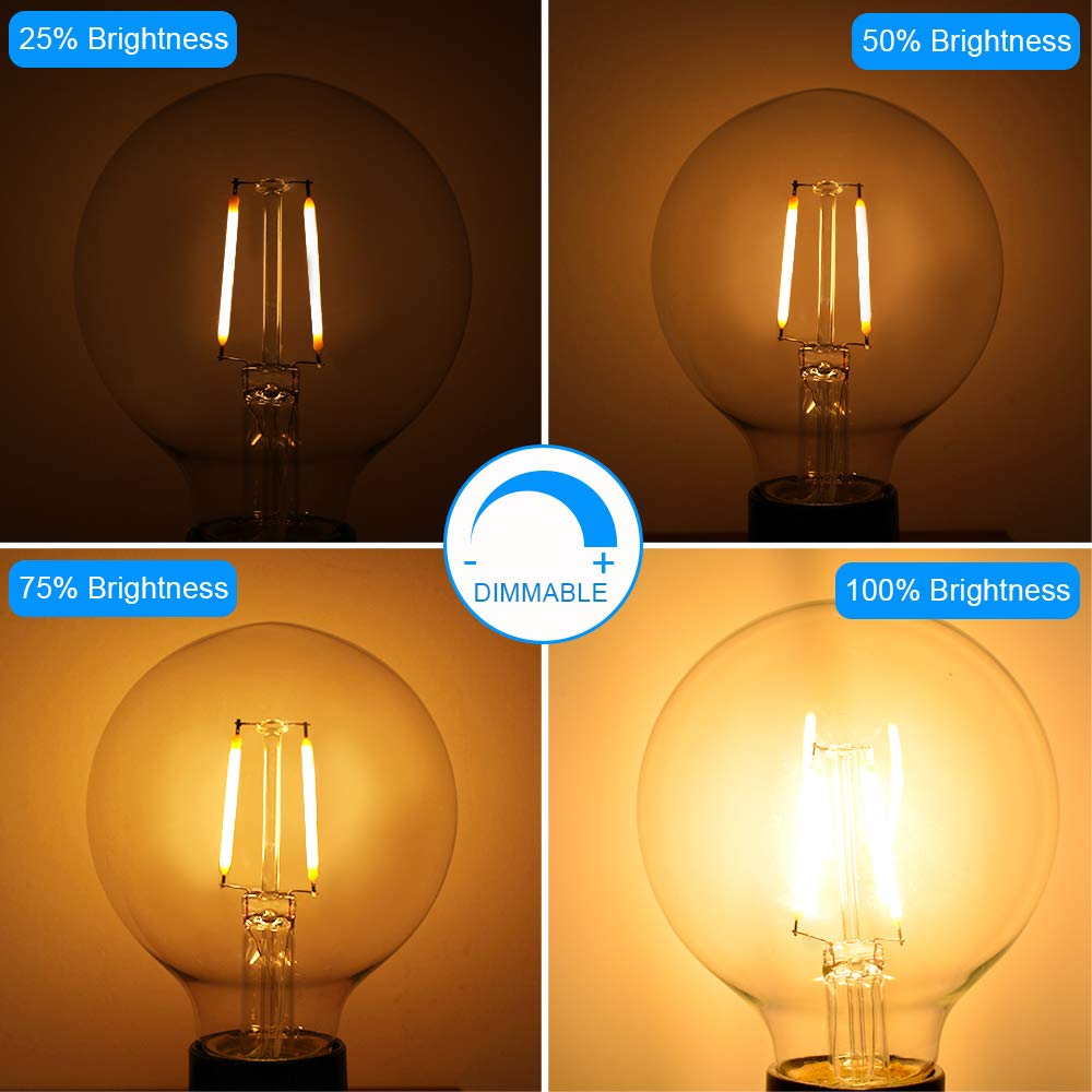 E Energetic Lighting Christmas-style globe bulb for festive décor