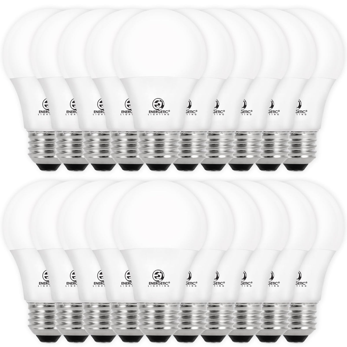 E Energetic Lighting dimmable LED bulbs 20-pack for energy-efficient lighting in homes