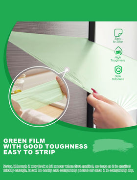 Easy peel-off after curing minimizes cleanup and keeps glass residue-free.