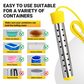 Eaakkoom suitable for camping showers and outdoor tasks