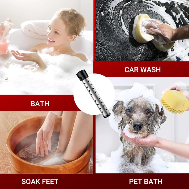 Eaakkoom anti-scald safety guard prevents direct contact during use.