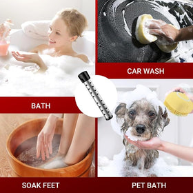 Eaakkoom anti-scald safety guard prevents direct contact during use.