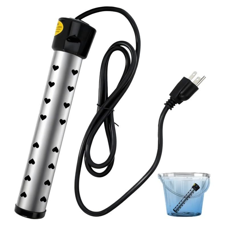 Eaakkoom immersion heater with guard for safe, quick hot water.