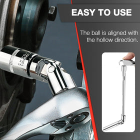 EACELIY 6-point sockets reduce rounding and slip on fasteners.
