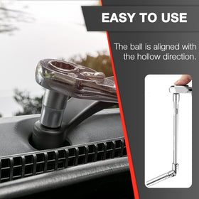 EACELIY 1/4 drive universal joint adds maneuverability