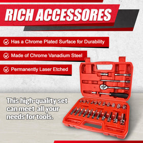 EACELIY extension bar 3-inch extends reach for hard-to-access fasteners