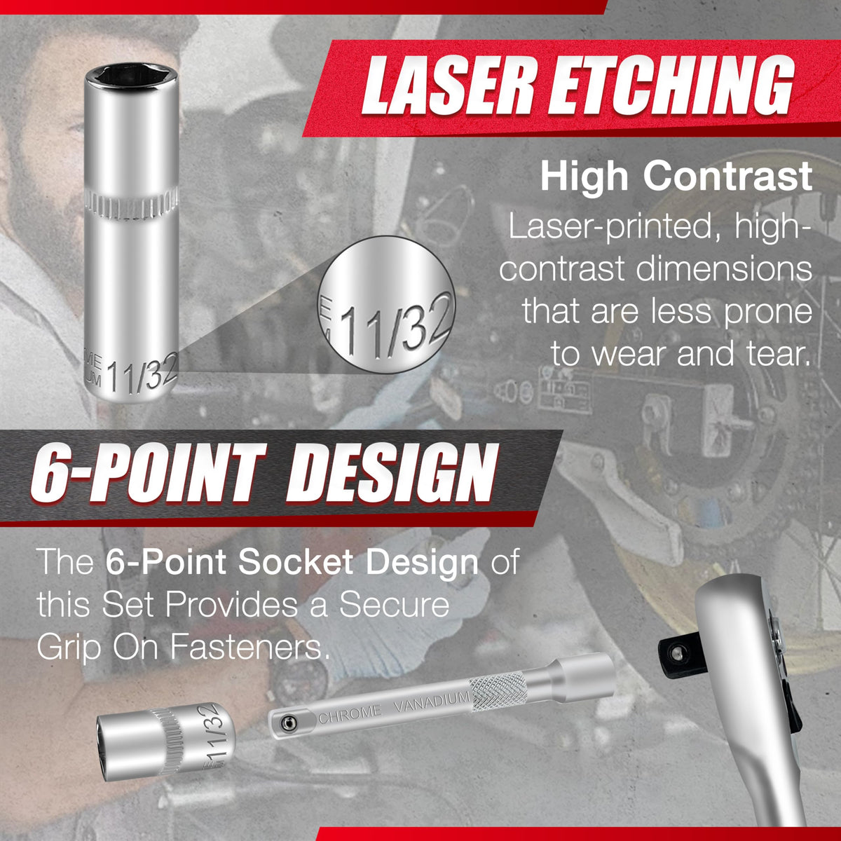EACELIY spinner handle provides comfortable grip for precise turning