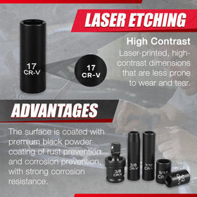 EACELIY extension bars expand reach for difficult fasteners