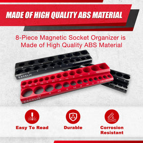 EACELIY soft rubber base protects tools from scratches