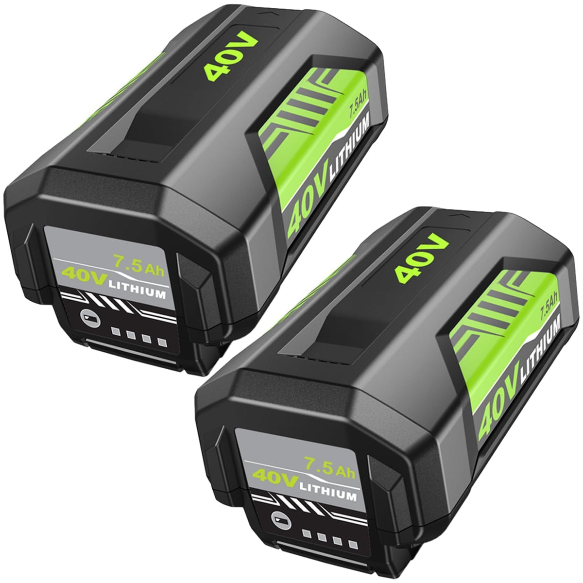 Eagglew Ryobi 40V battery 7500mAh for extended runtime with Ryobi tools