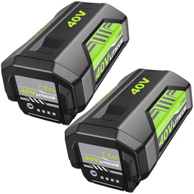Eagglew Ryobi 40V battery 7500mAh for extended runtime with Ryobi tools