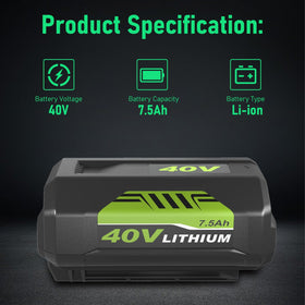 Eagglew 40V battery LED indicator shows status at a glance