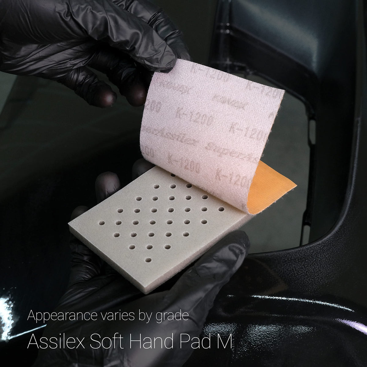 Eagle Abrasives Super Assilex K1200 close-up emphasizes high-grit finish and low clogging.