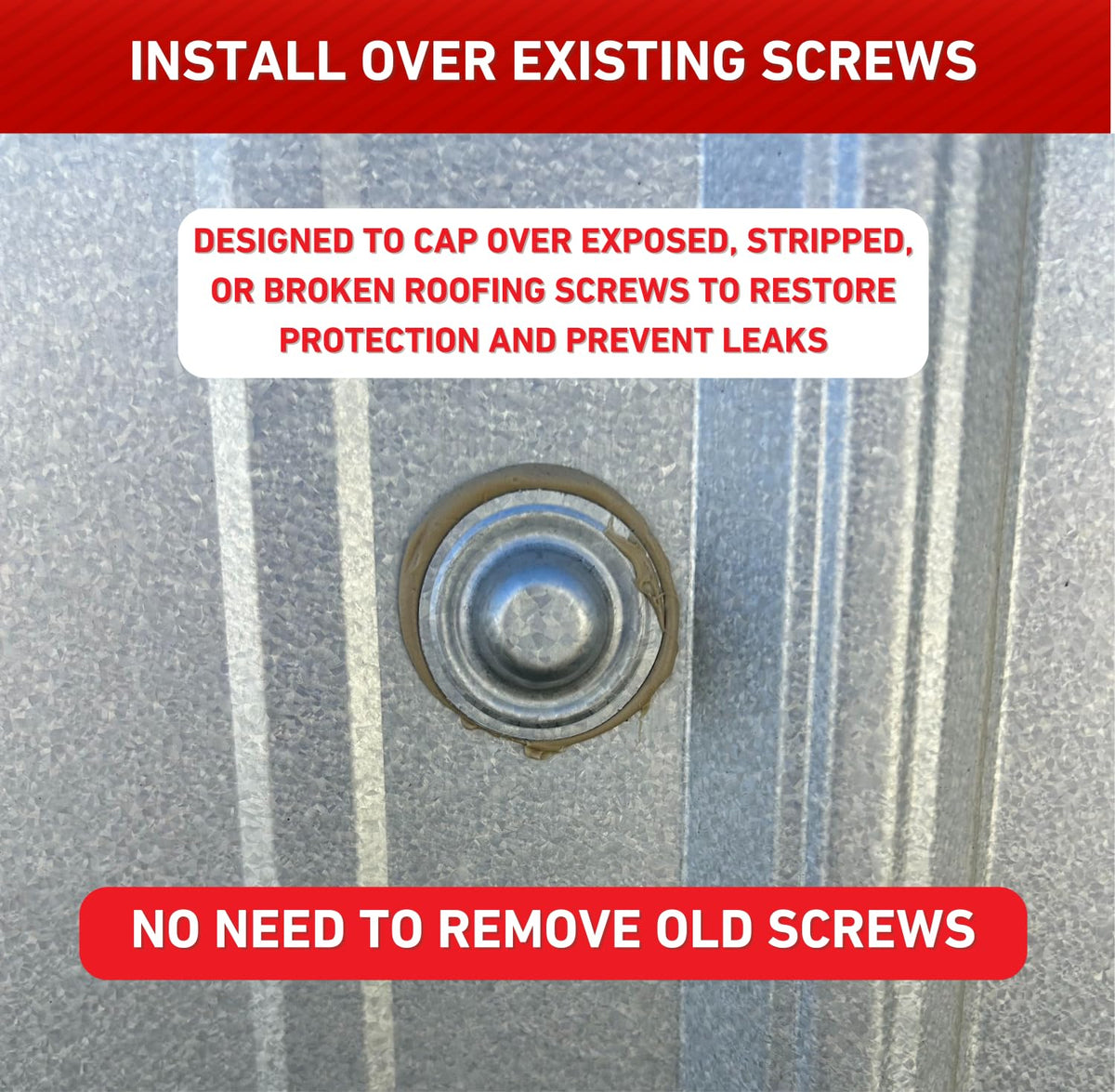 EAGLE 1 sealant undercap creates a durable weatherproof seal