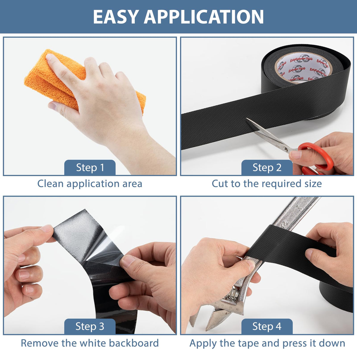 Ealyder Tape versatile on handrails and bathroom handles for better grip