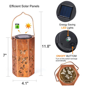Eandisom IP65 waterproof lanterns withstand rain for reliable year-round decor