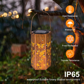 Eandisom lanterns project soft, patterned light for evening gatherings