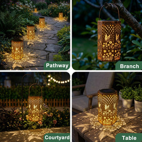 Eandisom sun-charging-lantern shines overnight after a full charge.
