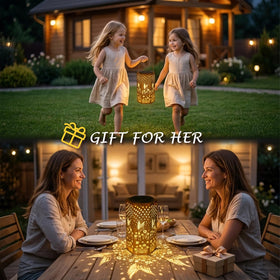 Eandisom tree-hanging-lantern brings festive outdoor charm.