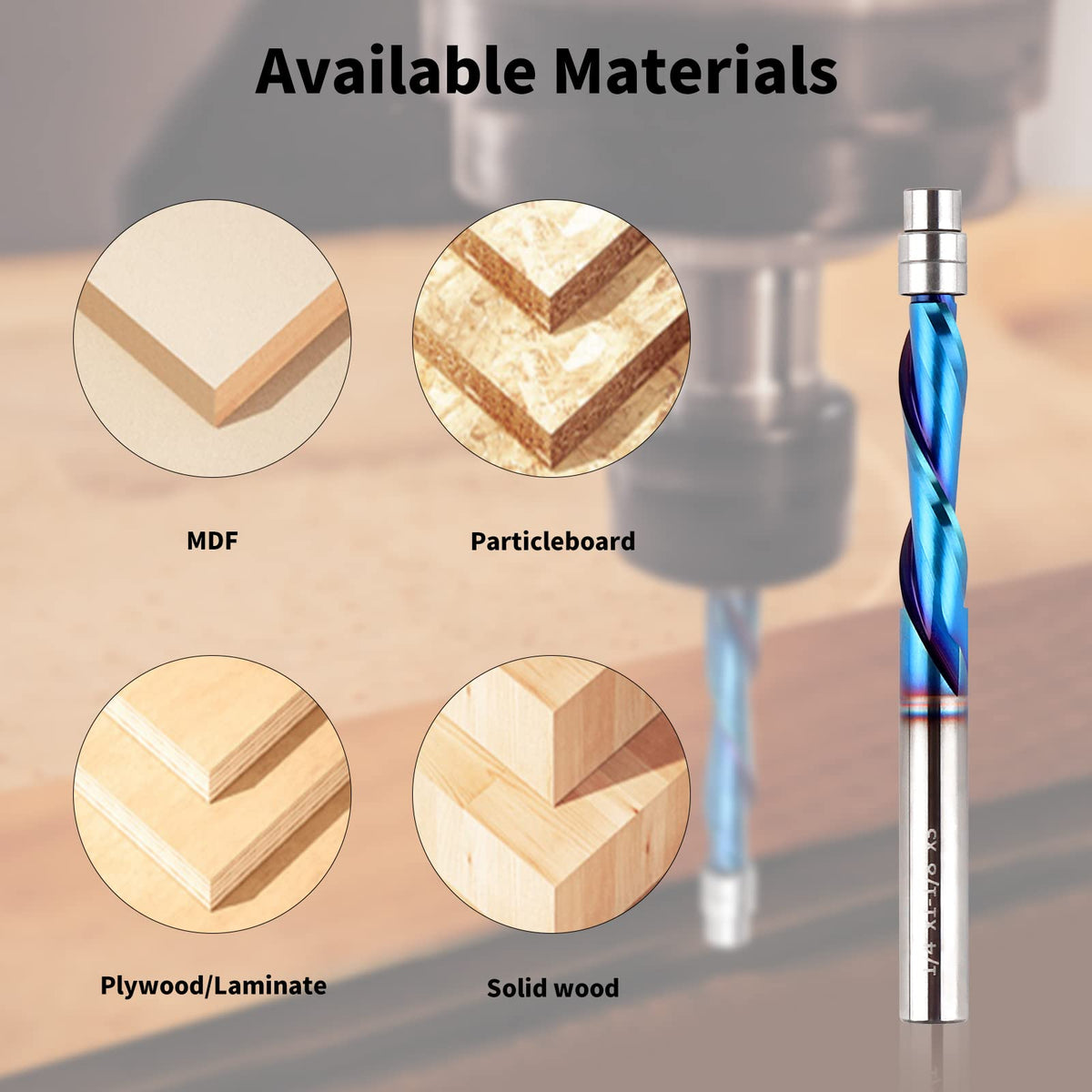EANOSIC ball-bearing tip detail shows stable guidance during cuts.