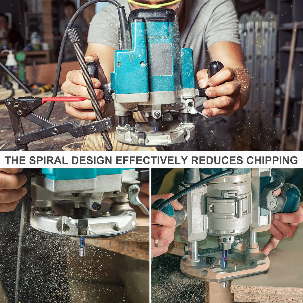 EANOSIC spiral design delivers clean cuts and improved tool life