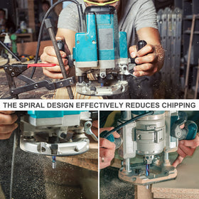 EANOSIC spiral design delivers clean cuts and improved tool life