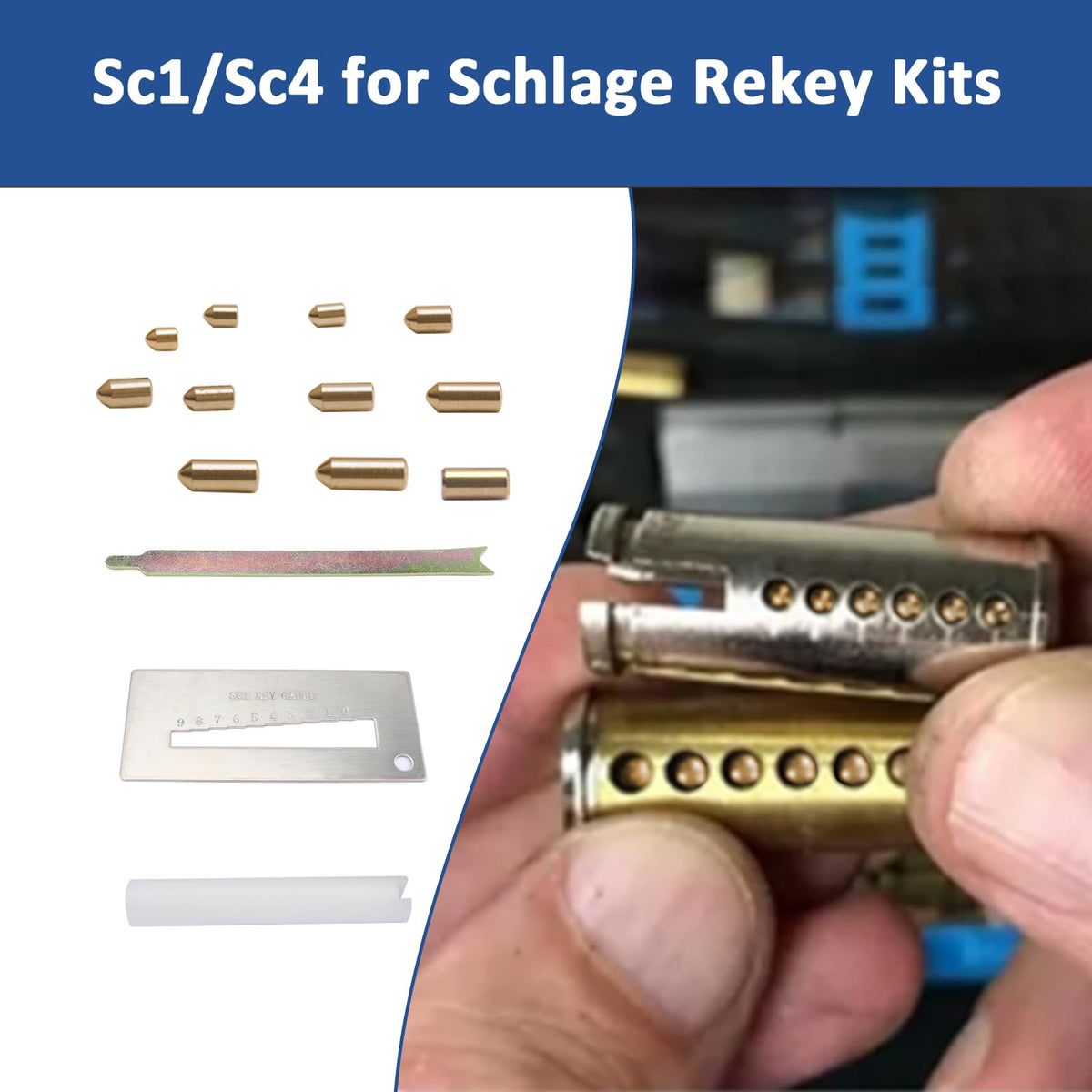 EAORBD DIY installation guide enables at-home Schlage rekeying.