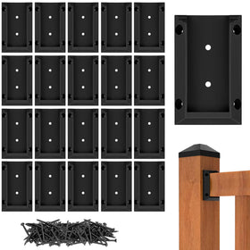 Eapele deck rail bracket connector assembly ensures sturdy outdoor railing setup.
