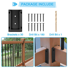 Eapele drill bit included for easy bracket installation.