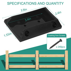 Eapele rail-attachment-2x4 demonstrates easy attachment of 2x4 rails.