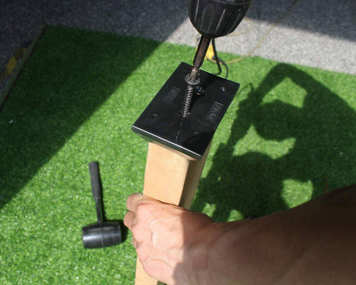 Eapele rail-attachment-2x6 shows compatibility with 2x6 rails for strength.