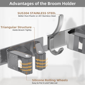 EARLESS BEAR organizer with four slots and three hooks for tools