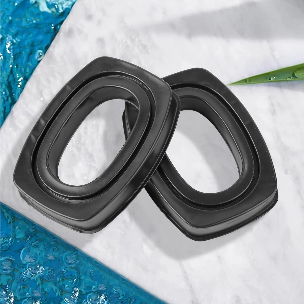 Earrock gel ear seals for Awesafe earmuffs improve wearability and hygiene.