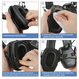 Earrock gel ear seals for PROHEAR 030 steady seal and cooling.