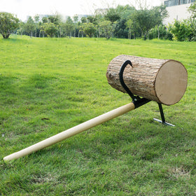Earth Worth Timberjack wood handle and metal body for durability.