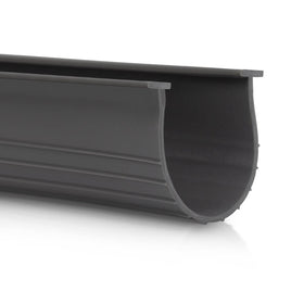 Earthtec garage door bottom seal grey 3in T-style fits most doors for better weather protection