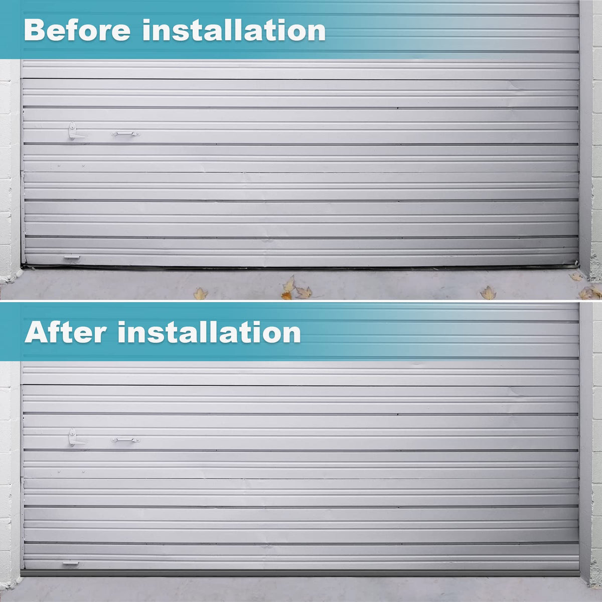 Earthtec cut-to-fit feature allows length customization for your door
