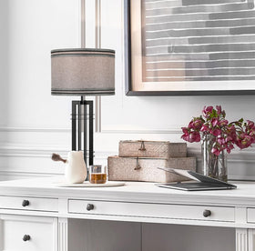 Close-up of Easebri shade detailing a dual trim for farmhouse style.
