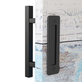 EaseLife 12in sliding barn door pull handle for smooth operation