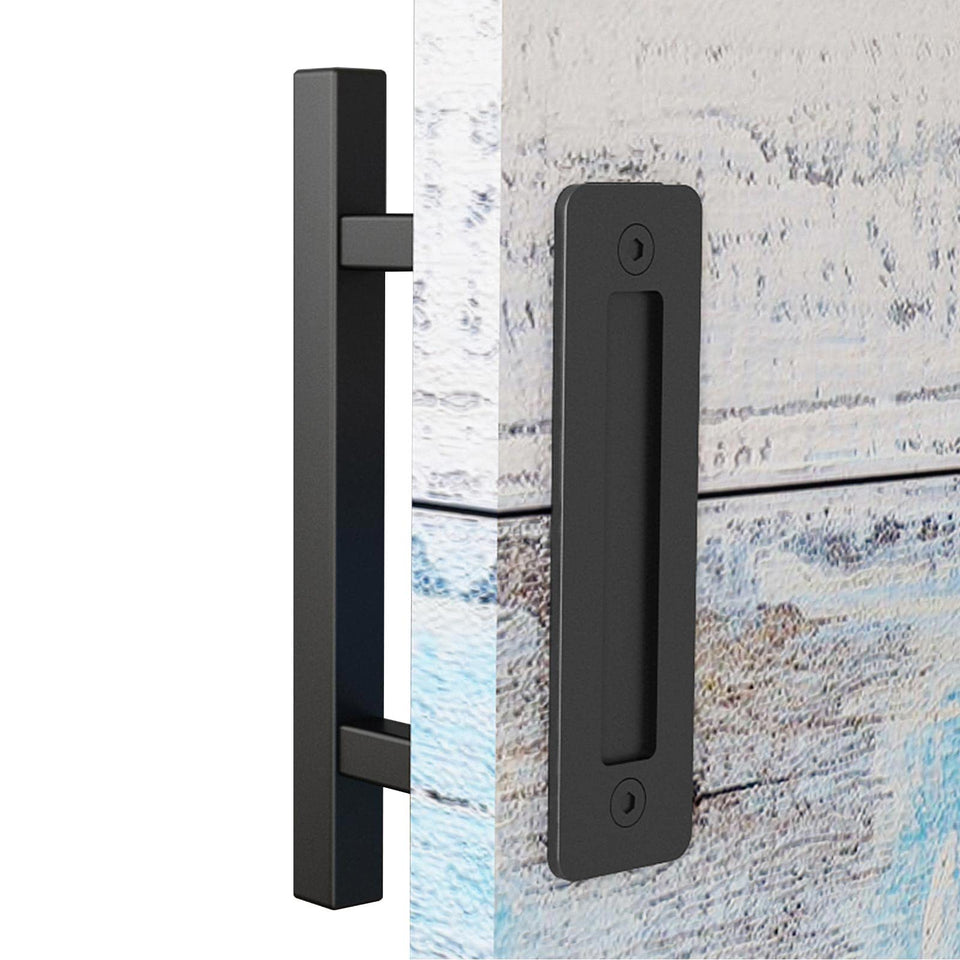 EaseLife 12in sliding barn door pull handle for smooth operation