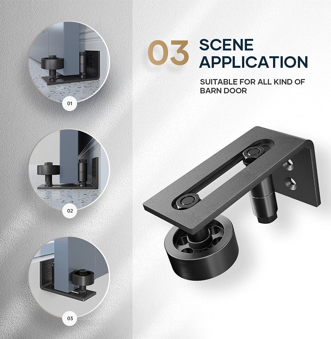EaseLife adjustable stay roller demonstrates versatile positioning for door setups