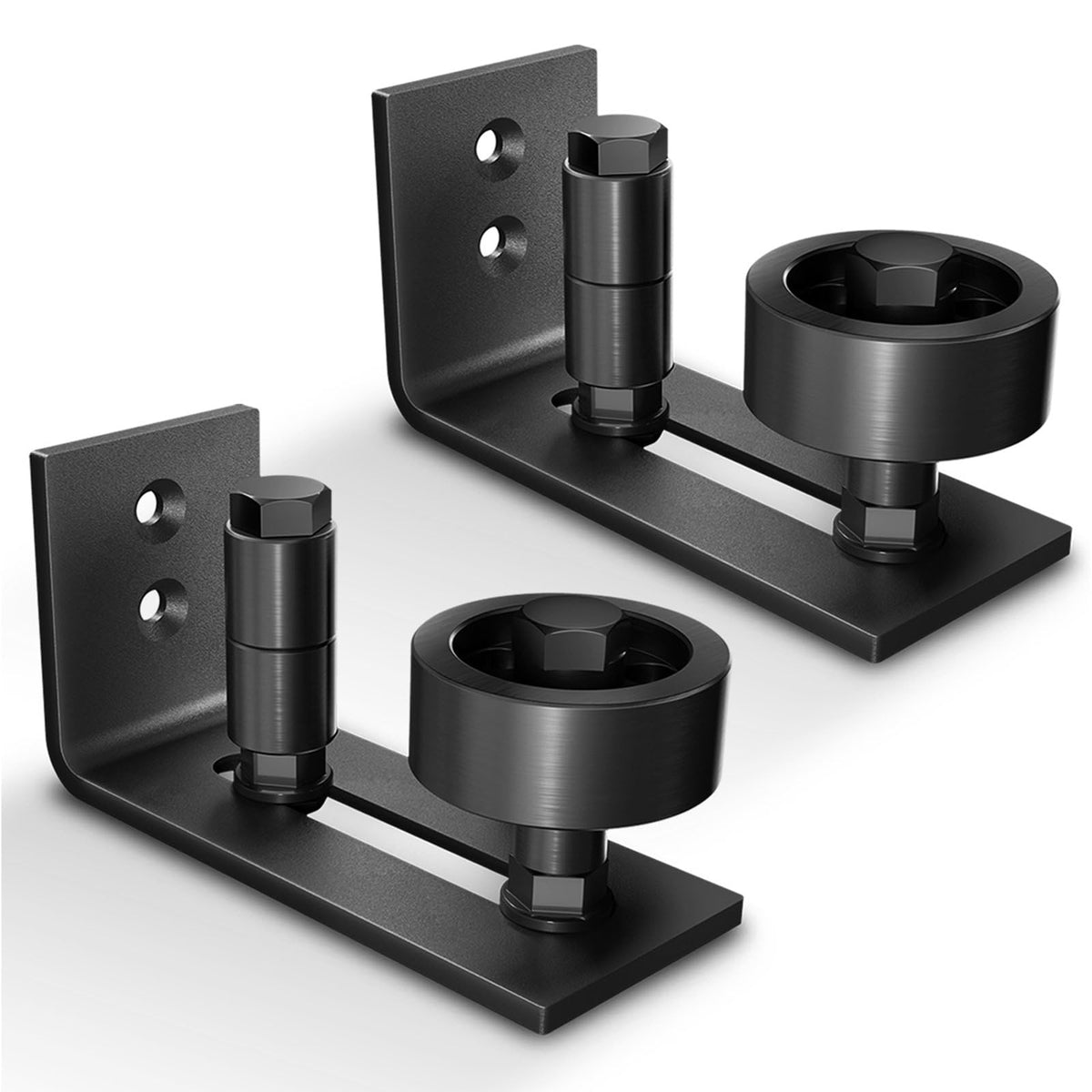 EaseLife barn door floor guide wall mount system enables stable installation and smooth sliding