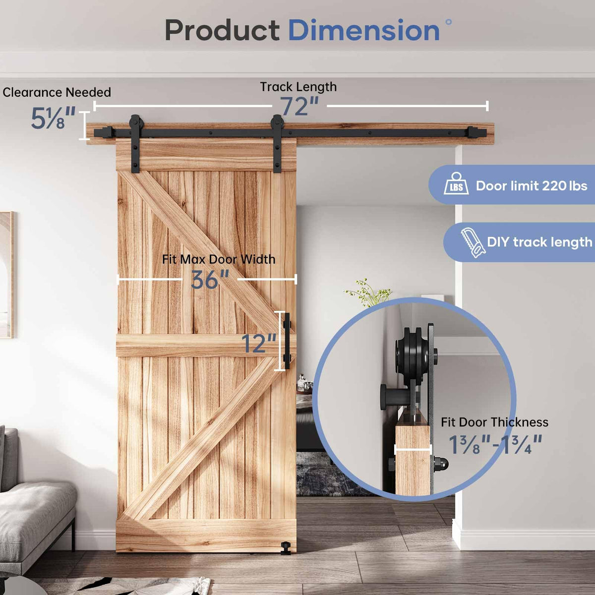 EaseLife rail sections highlight modular setup for easy assembly.
