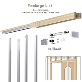 EaseLife door stops help stabilize frame for precise door positioning.