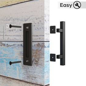 EaseLife rustic black powder-coated hardware adds durable, stylish appeal.